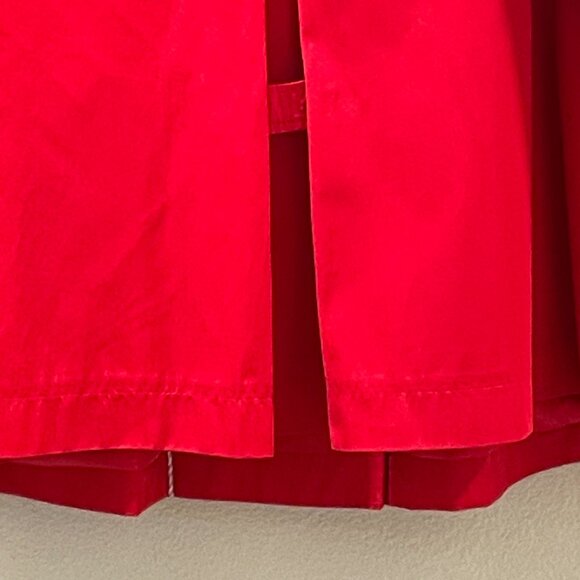 (NEW) LANDS' END Double Breast Lightweight Lined Long Sleeve Rain Coat, Red - 3X - Picture 8 of 12